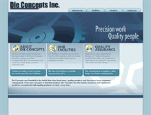 Tablet Screenshot of die-concepts.com